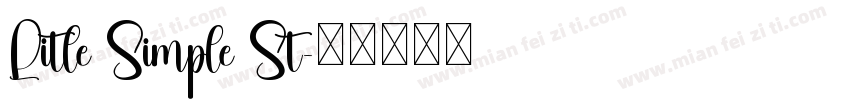 Litle Simple St字体转换